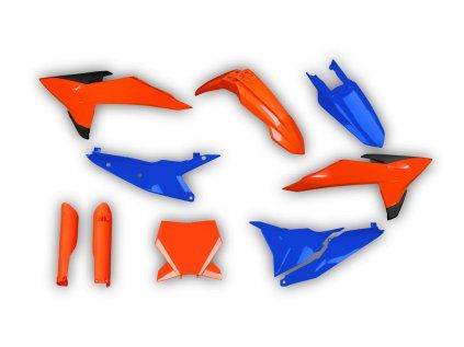 4548 plastics kit ktm smr 450 2025 2026 orange blue ewgy
