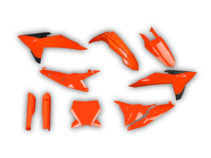 4563 plastics kit ktm smr 450 2025 2026 orange ewgy