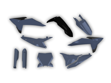 4566 4566 plastics kit ktm smr 450 2025 2026 quantum grey ewgy