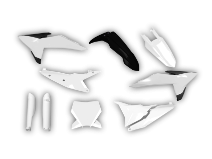 4569 plastics kit ktm smr 450 2025 2026 white ewgy