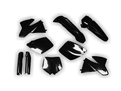 4578 plastics kit ktm sx 1998 1999 2000 black rvzb