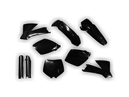 4584 4584 plastics kit ktm sx 2001 2002 black k5td