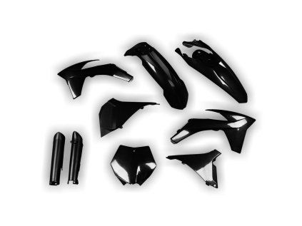 4596 plastics kit ktm sx 2011 2012 black x6xz