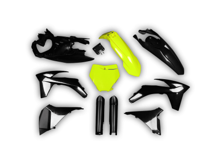 4599 plastics kit ktm sx 2011 2012 fluo black restyle a x6xz