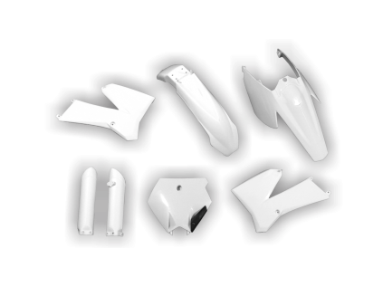 4704 plastics kit ktm sx 85 2004 2005 white qpsz