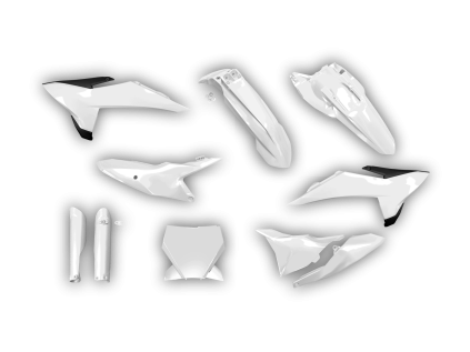 4764 4764 plastics kit ktm sx 85 2025 2026 white v2ja