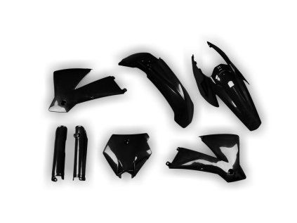 4767 plastics kit ktm sx sxf 2003 2004 black vq2d