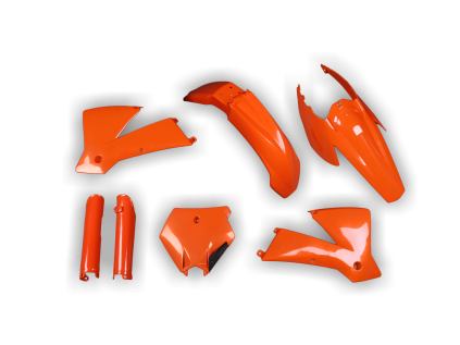 4770 plastics kit ktm sx sxf 2003 2004 orange vq2d
