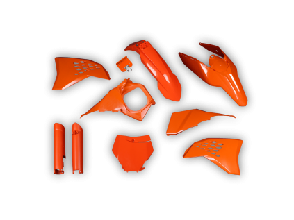 4818 plastics kit ktm sx sxf 2007 2008 2009 2010 orange restyle a 6rqr