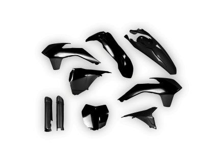 4833 plastics kit ktm sx sxf 2013 2014 black no airbox h4je