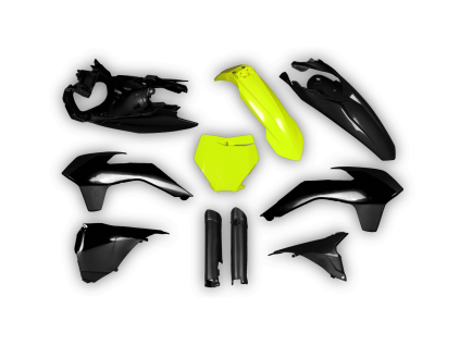 4839 4839 plastics kit ktm sx sxf 2013 2014 fluo black restyle a h4je