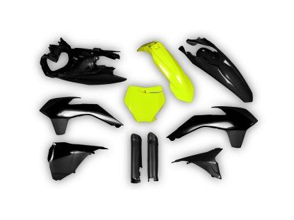4839 plastics kit ktm sx sxf 2013 2014 fluo black restyle a h4je