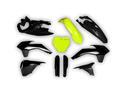4878 plastics kit ktm sx sxf 2015 fluo black restyle a qzxx