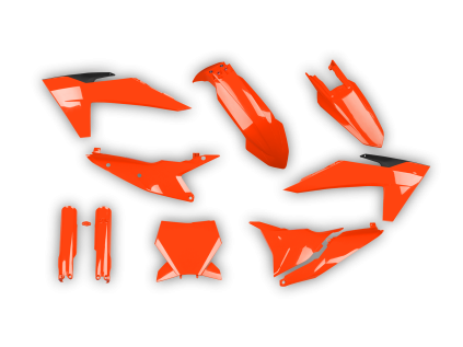 5016 plastics kit ktm sx sxf 2023 2024 orange 4445