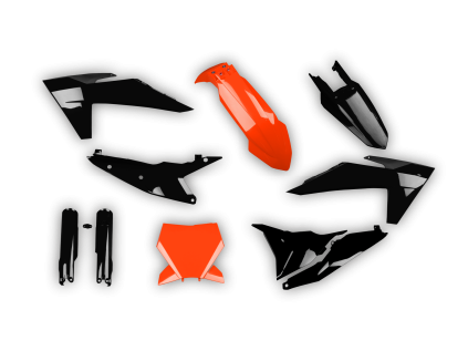 5019 plastics kit ktm sx sxf 2023 2024 orange black 4445