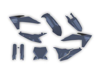 5025 plastics kit ktm sx sxf 2023 2024 quantum grey 4445
