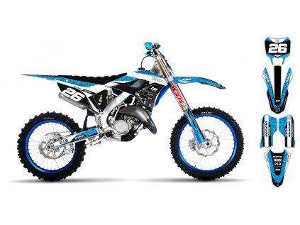 graphics kit tm mx 2 stroke 22 23 viper le bike