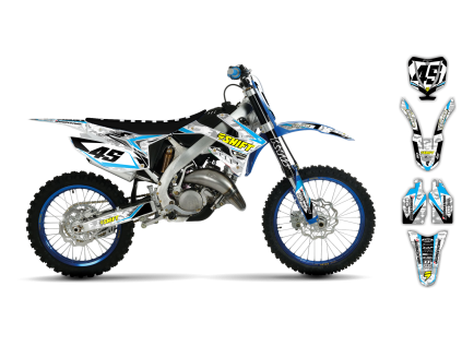 graphics kit tm mx 250 450 15 20 step up r1 bike