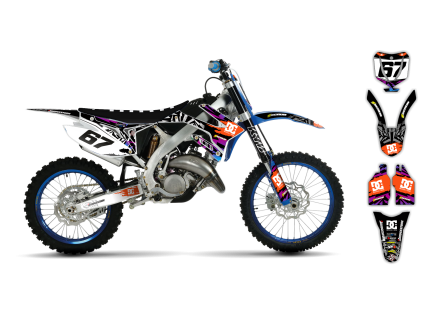 graphics kit tm mx 250 450 15 20 kicker le bike