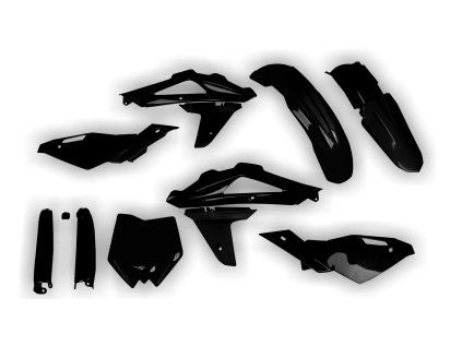 6111 plastics kit husqvarna cr 125 2009 2010 2011 2012 2013 black 4nwv