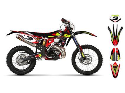 graphics kit beta rr 13 17 fluo dusk le bike