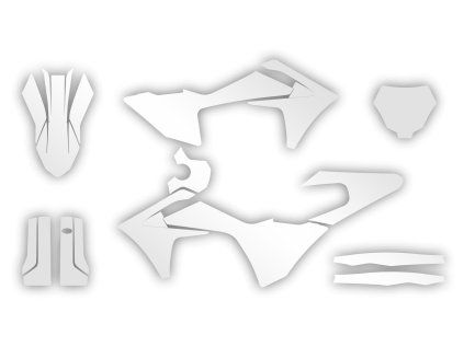 graphics kit gas gas mc ex 24 26 transparent kit draft