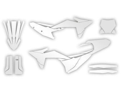 graphics kit ktm sx 25 26 transparent kit draft