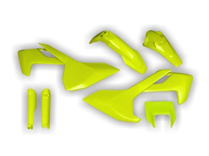 6480 plastics kit husqvarna te fe 125 501 2017 2018 2019 fluo wk9v