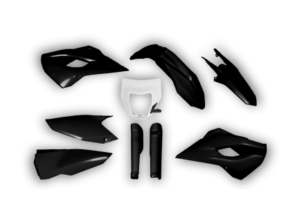 6504 plastics kit husqvarna te fe 125 501 2016 black hl 2ve7