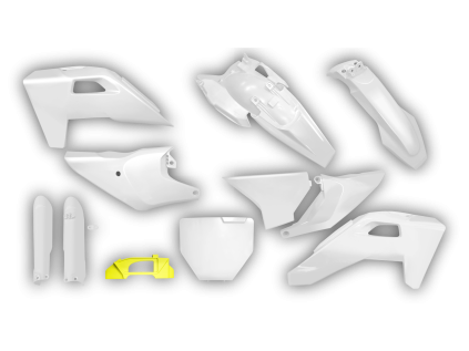6708 plastics kit husqvarna tc 85 2025 2026 26 white vczs