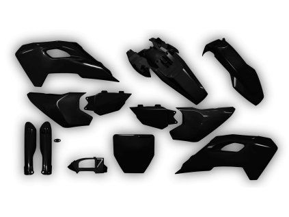6744 plastics kit husqvarna tc 65 2024 2025 2026 black 386e