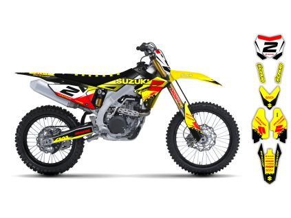 graphics kit suzuki rmz 250 450 18 20 comet r1 bike