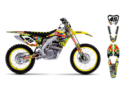 graphics kit suzuki rmz 250 450 08 18 step up le bike