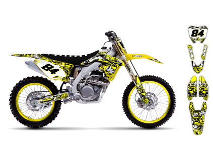 graphics kit suzuki rmz 250 450 08 18 attack st bike