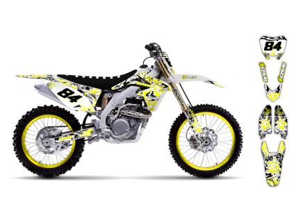 graphics kit suzuki rmz 250 450 08 18 attack le bike