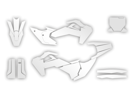 graphics kit husqvarna tc fc 25 26 transparent kit draft