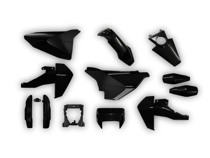 7233 plastics kit husqvarna 701 2026 supermoto black x5el