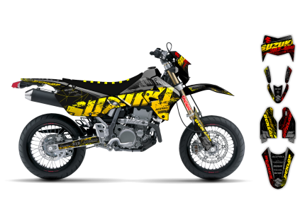 graphics kit suzuki drz 400 99 24 se1079 le bike