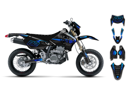 graphics kit suzuki drz 400 99 24 se1075 r1 bike
