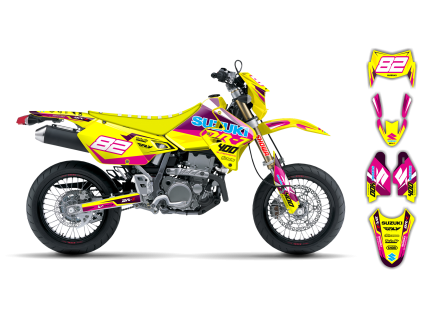 graphics kit suzuki drz 400 99 24 se1075 le bike