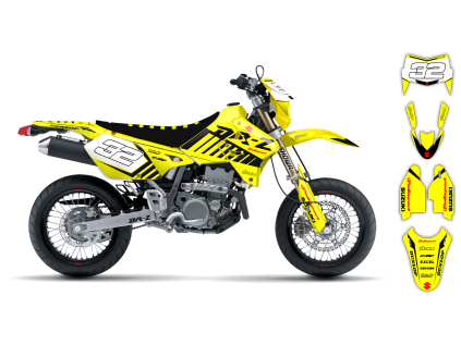 graphics kit suzuki drz 400 99 24 se1030 le bike