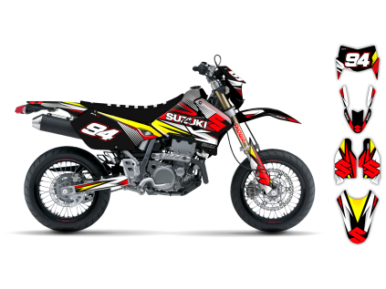 graphics kit suzuki drz 400 99 24 se1020 le bike