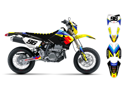 graphics kit suzuki drz 400 99 24 misty le bike