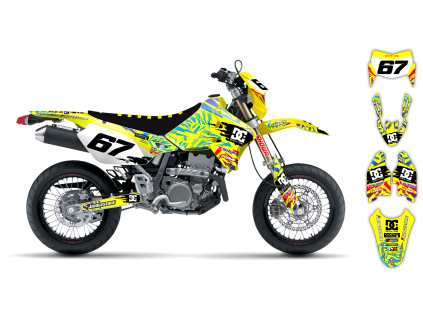 graphics kit suzuki drz 400 99 24 kicker st bike