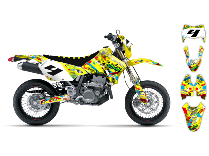 graphics kit suzuki drz 400 99 24 h2 r1 bike