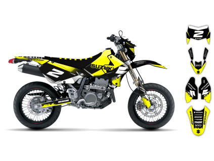 graphics kit suzuki drz 400 99 24 comet st bike