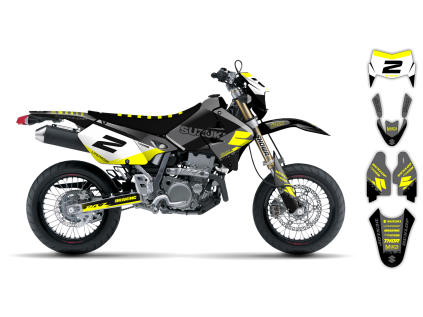 graphics kit suzuki drz 400 99 24 comet r3 bike