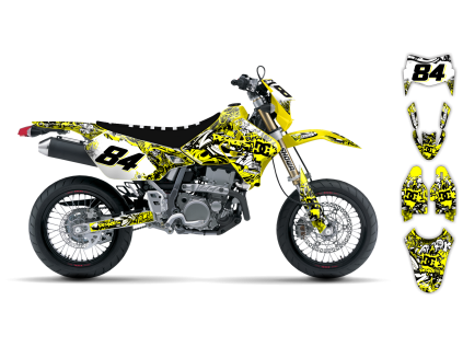 graphics kit suzuki drz 400 99 24 attack st bike