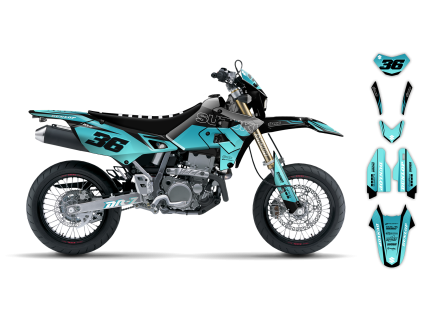 graphics kit suzuki drz restyle 400 99 22 se1141 r3 bike