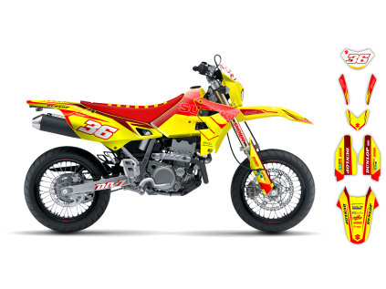 graphics kit suzuki drz restyle 400 99 22 se1141 le bike